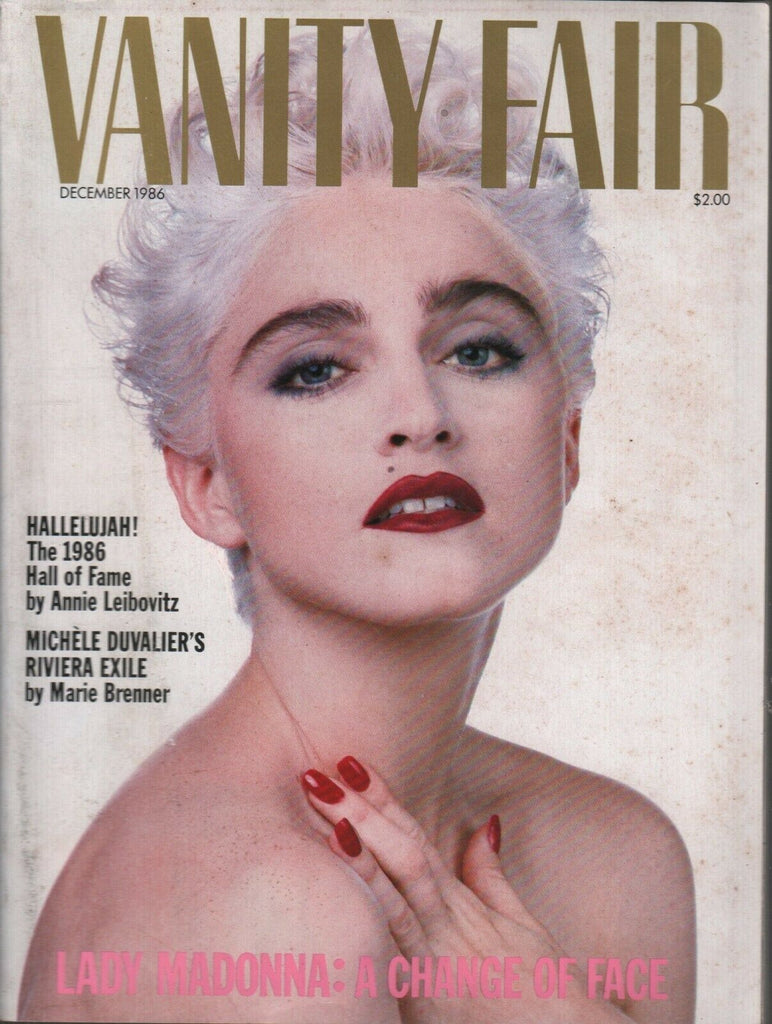 Vanity Fair December 1986 Madonna Rare issue Annie Leibovityz 120919AME