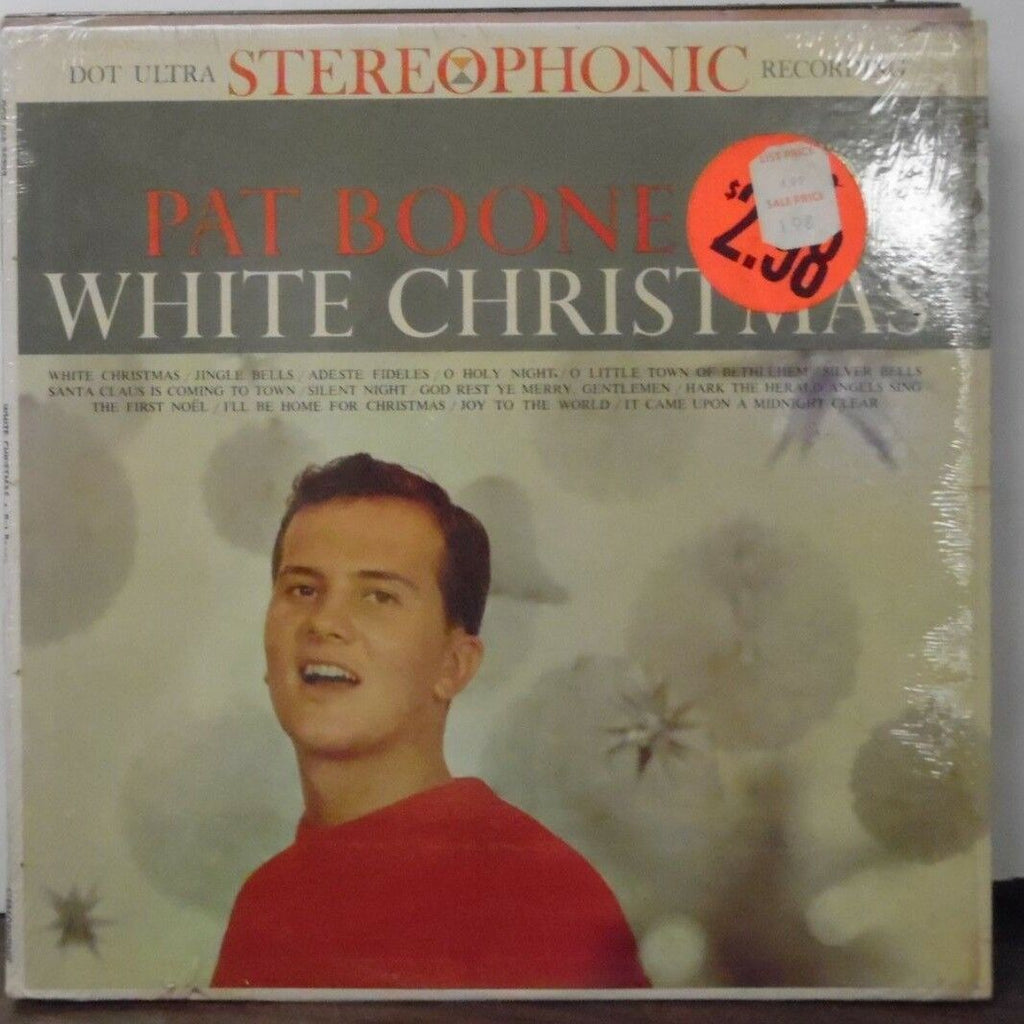 White Christmas Pat Boone vinyl AAS-15002 092318LLE