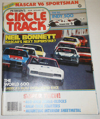 Circle Track Magazine Neil Bonnett & The World 600 September 1983 090414R