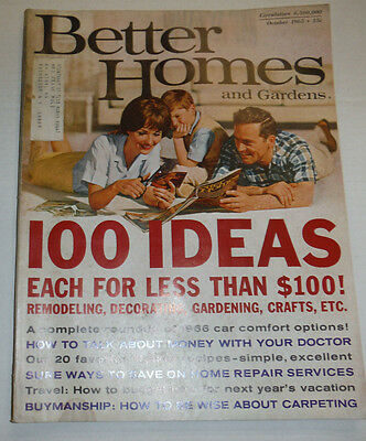 Better Homes And Gardens Magazine 100 Ideas Remodeling October 1965 122014R
