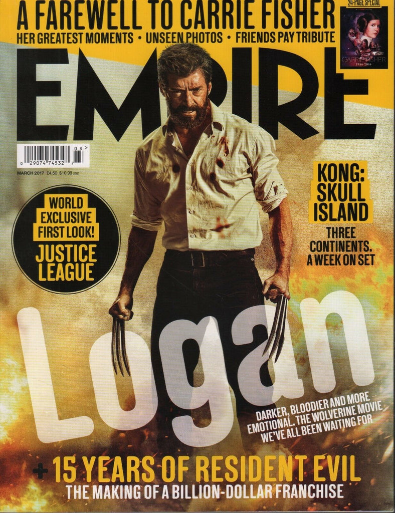 Empire March 2017 Carrie Fisher Hugh Jackamn Justice League 061118DBE3