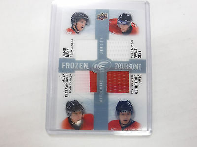 2014-15 UD Frozen Foursome Team Canada Benn Staal Authentic Jersey Card jh1