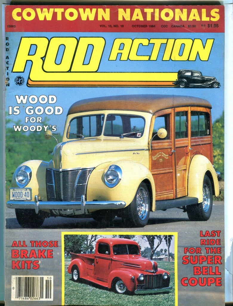 Rod Action Magazine October 1984 Super Bell Coupe EX No ML 031017nonjhe