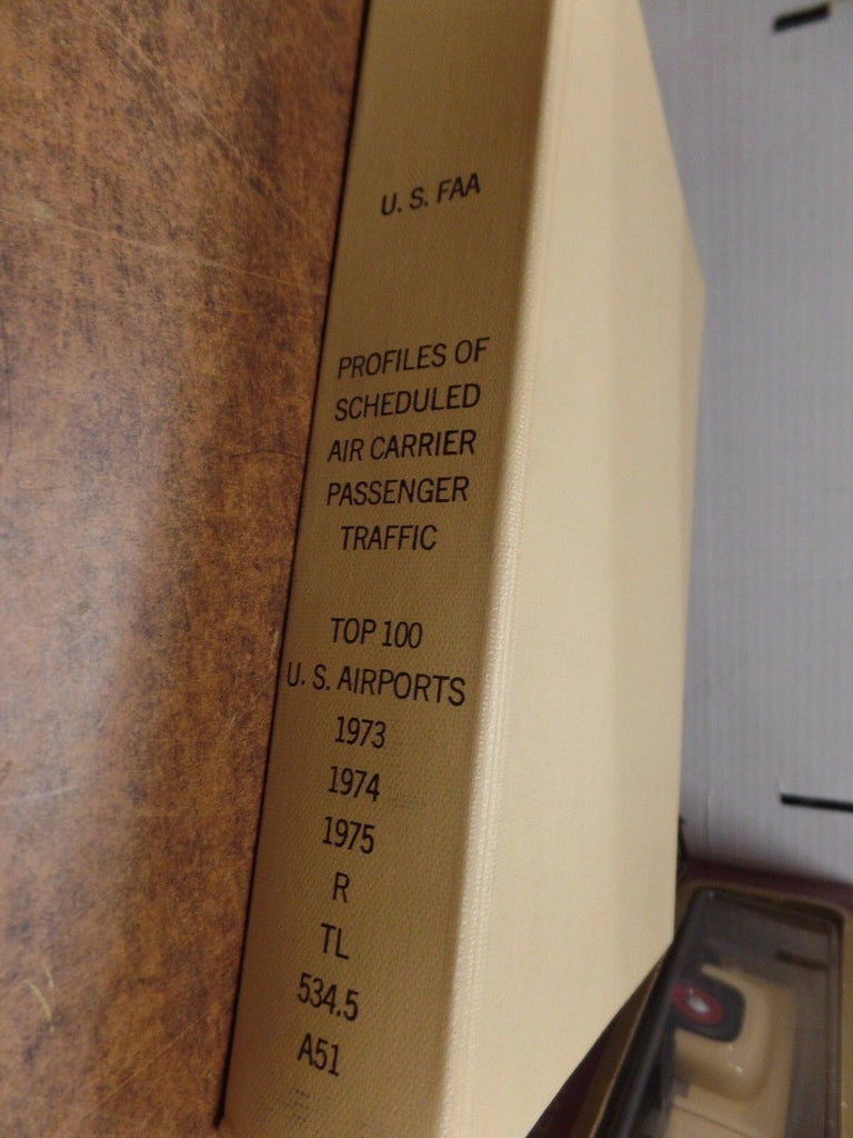 Profiles of Scheduled Air Carrier Passenger Traffic 1973'74'75 FAA 121316DBE3