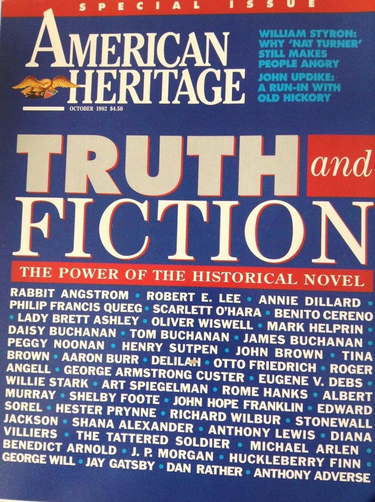 American Heritage Magazine Truth And Fiction October 1992 082817nonrh2