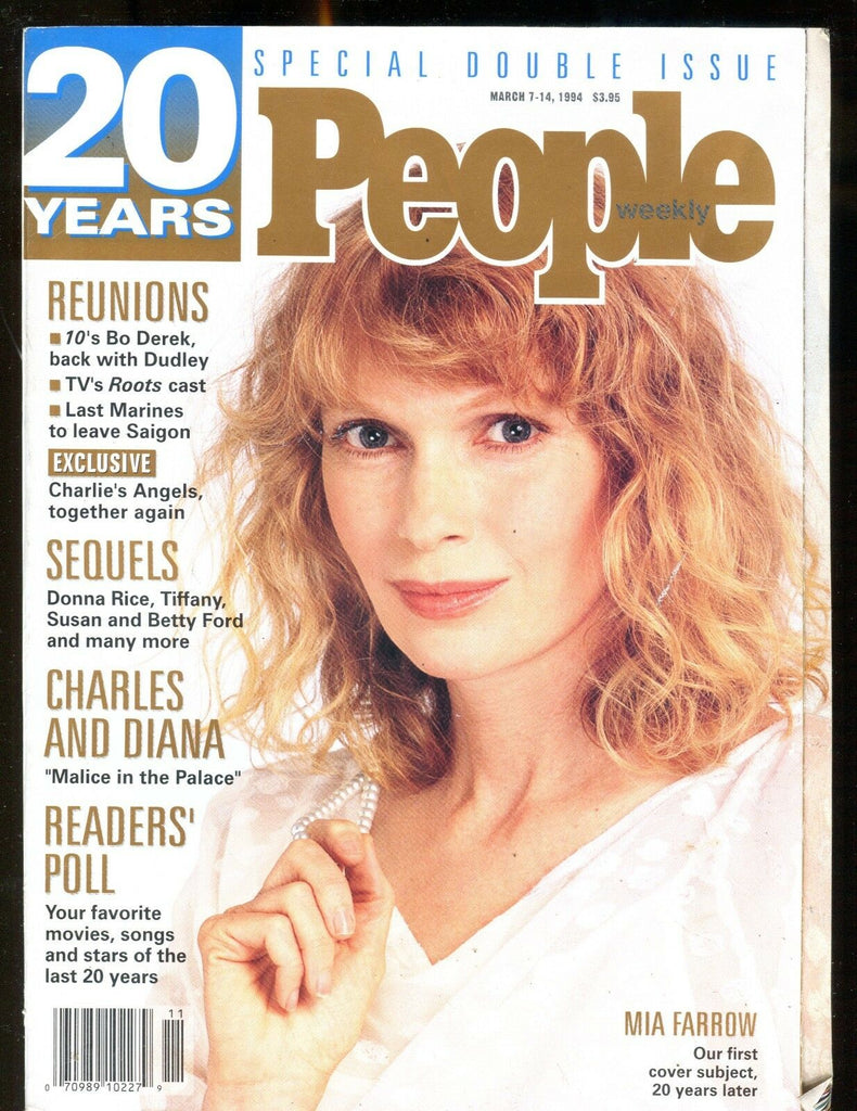 People Magazine March 7-14 1994 Mia Farrow Ex No ML 122116jhe