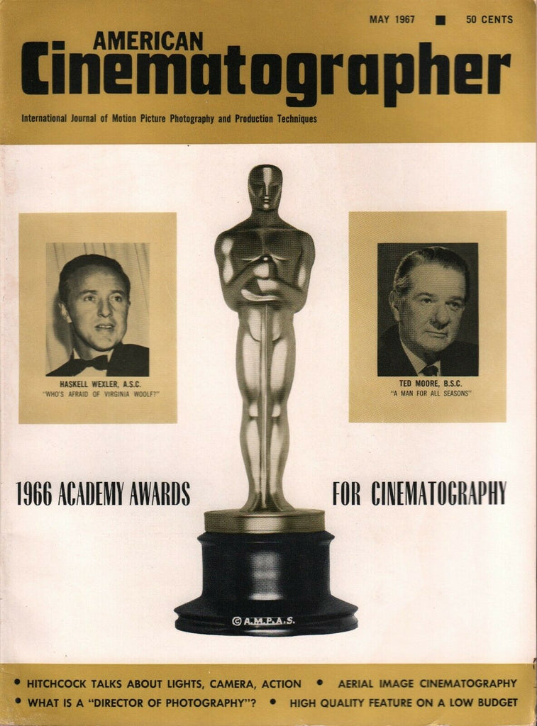 American Cinematographer May 1967 Alfred Hitchcock 1966 Academy Awards 010720AME