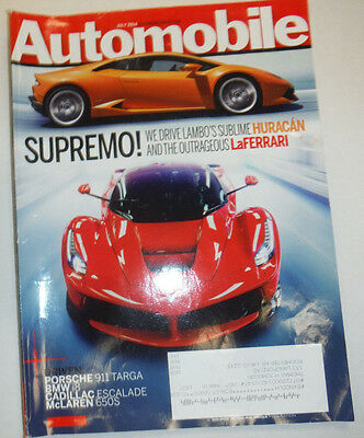 Automobile Magazine Lambo's Sublime Huracan July 2014 031115R