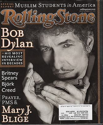 Rollingstone November 22 2001 Bob Dylan, Bjork, Creed VG 021016DBE
