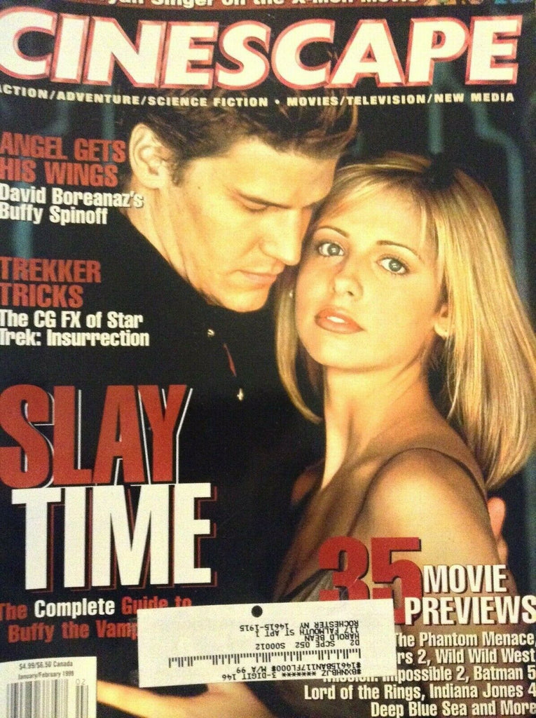 Cinescape Magazine David Boreanaz's Buffy Spinoff Jan/February 1999 020219nonrh
