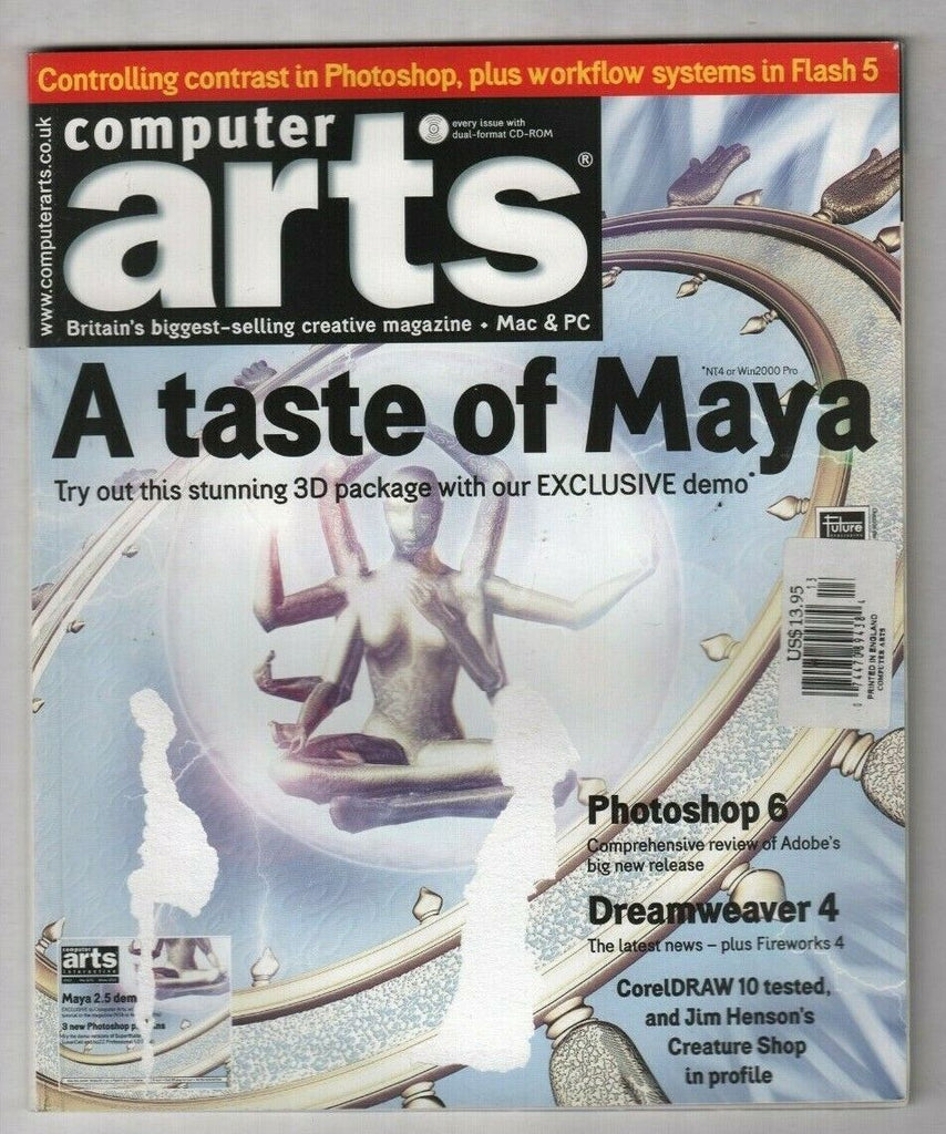 Computer Arts UK Mag Photoshop & A Taste Of Maya Winter 2000 012420nonr