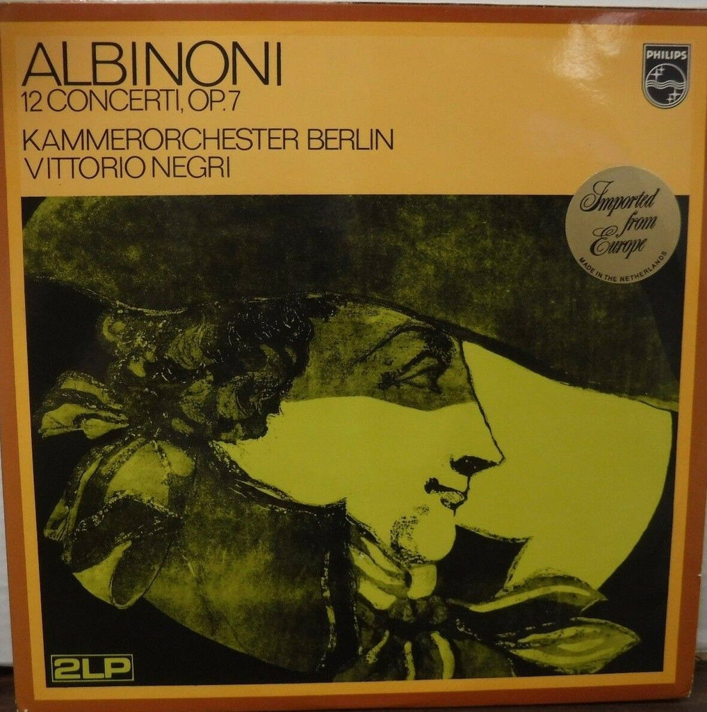 Albinoni 12 concerto op.7 Kammerorchester Berlin Vittorio Negri 33rPM 020517LLE