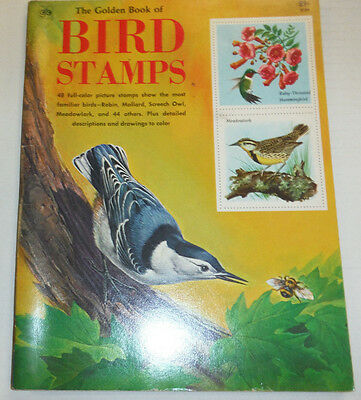 Bird Stamps Magazine Meadowlark & Hummingbirds UNTORN 122014R2