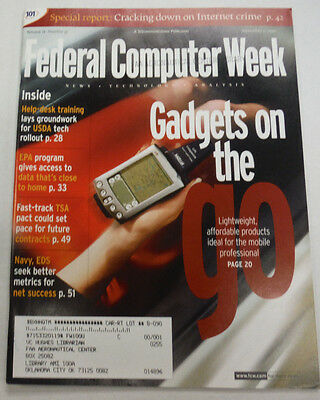 Federal Computer Week Magazine Gadgets On The Go September 2002 071515R