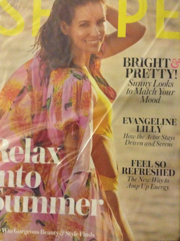 Shape Magazine Evangeline Lilly July/August 2018 SEALED 112618nonrh