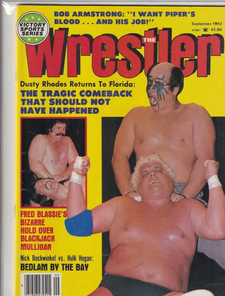 The Wrestler Magazine Dusty Rhodes Fred Blassie September 1982 061719nonr