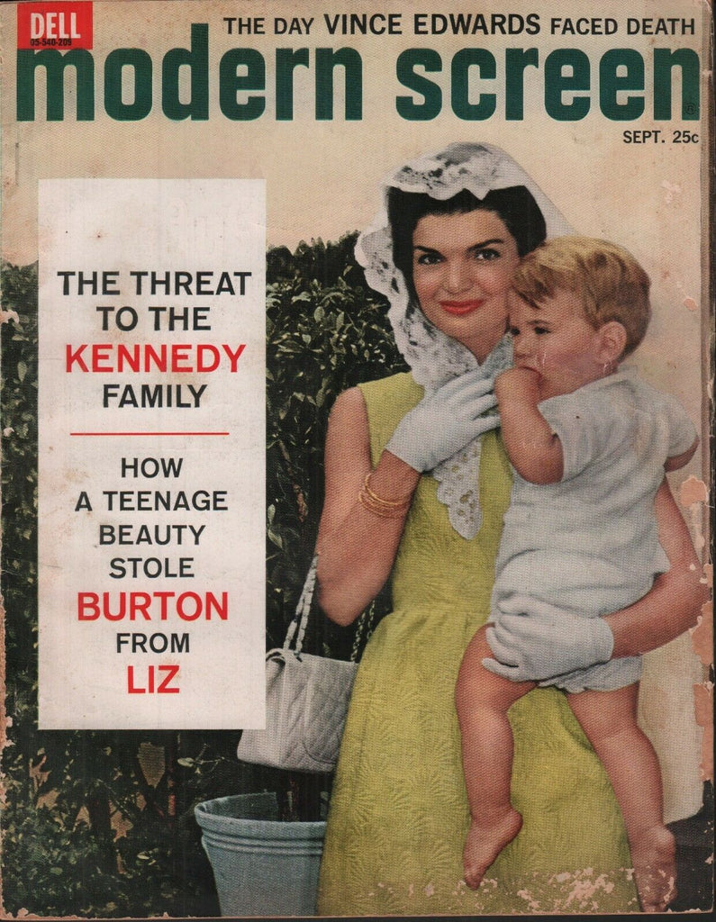 Modern Screen September 1962 Jackie John F Kennedy Elizabeth Taylor 062019AME