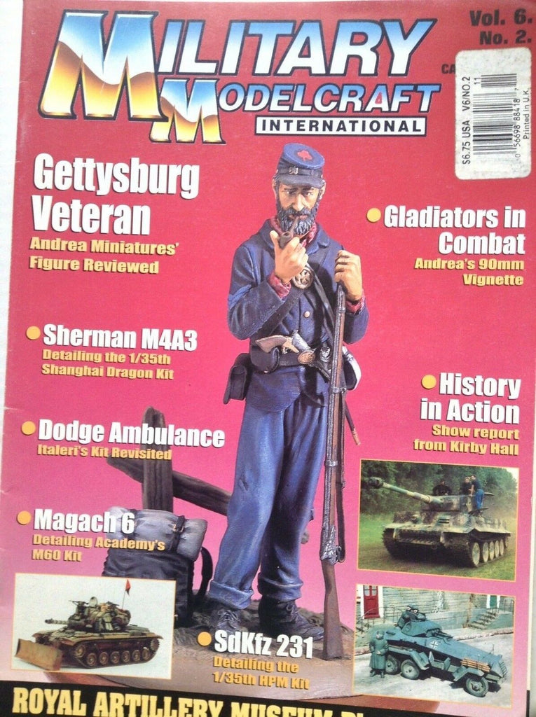 Military Modelcraft Magazine Gettysburg Veteran November 2001 091417nonrh