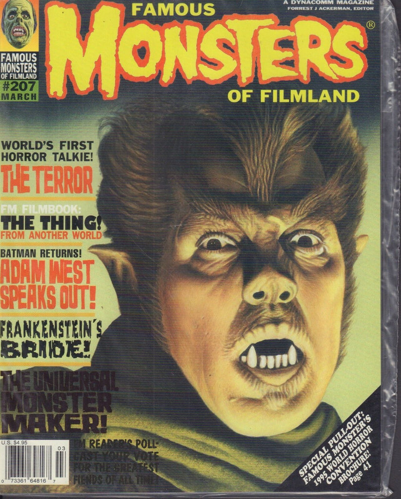 Famous Monsters Of Film Land March #207 Adam West The Thing 013018DBE
