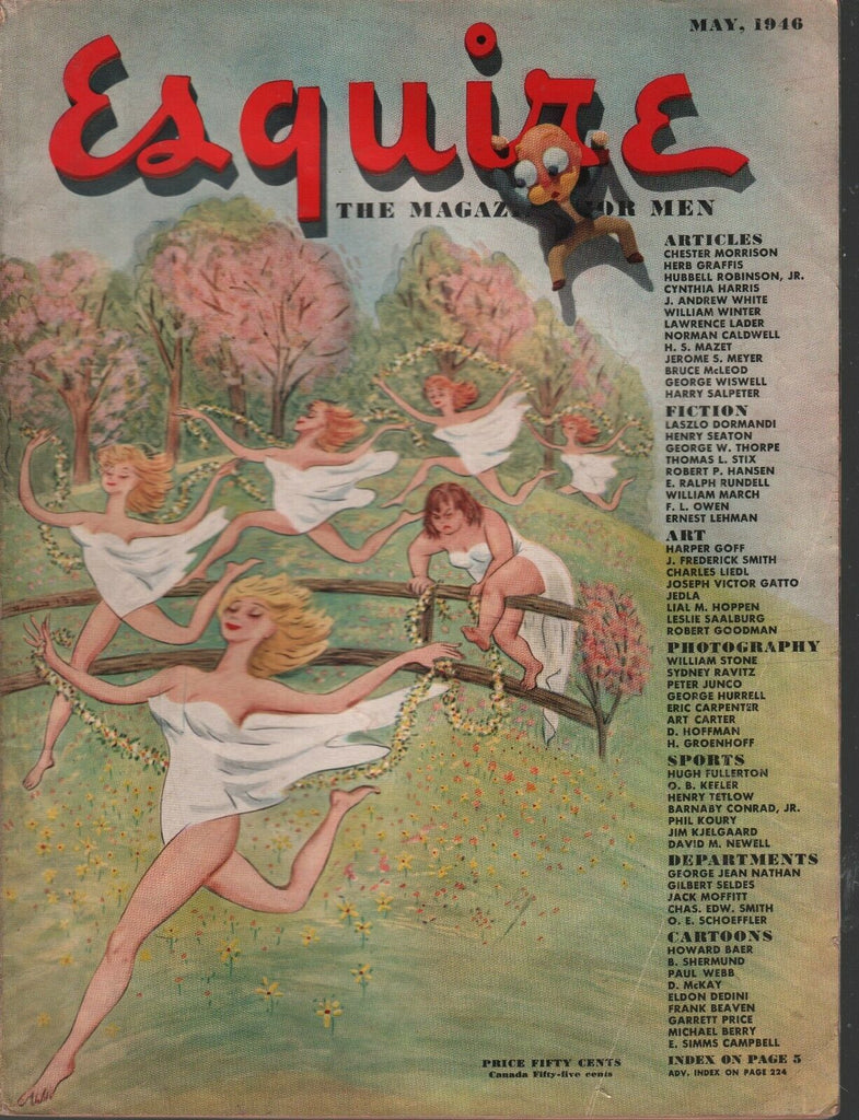 Esquire Magazine May 1946 Hugh Fullerton Herb Graffis Bruce McLeod 031920AME