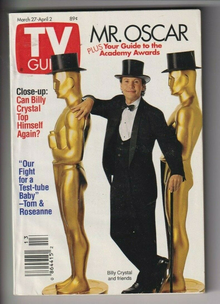 Tv Guide Mag Billy Crystal The Oscars March/April 2, 1993 110319nonr