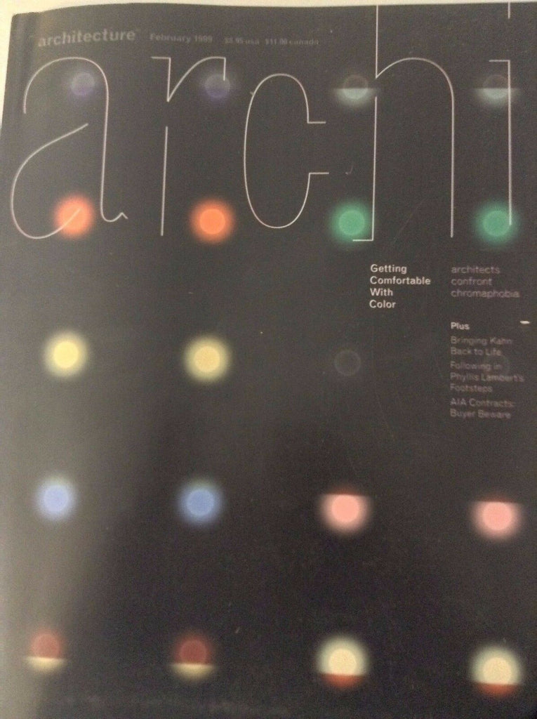 Architecture Magazine Get Comfortable With Color February 1999 081817nonrh
