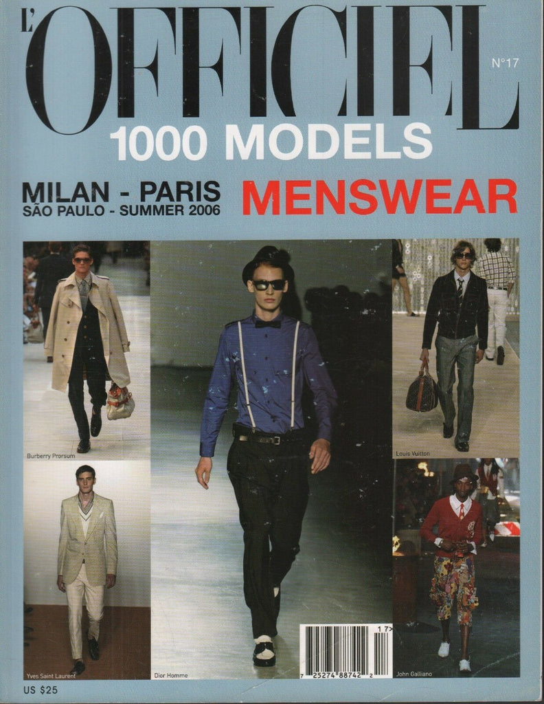 L'Officiel 1000 Models No.17 August 2005 Yves Saint Laurent 111518DBE