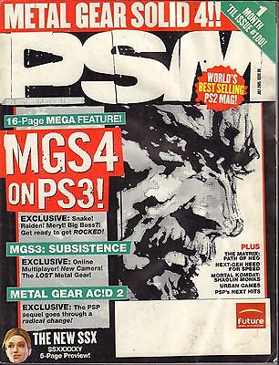 PSM July 2005 Metal Gear Solid 4 VG 070816DBE2