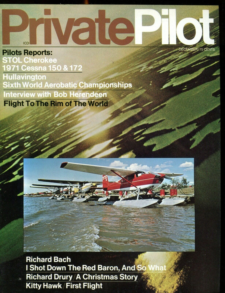 Private Pilot Magazine December 1970 STOL Cherokee EX No ML 121916jhe