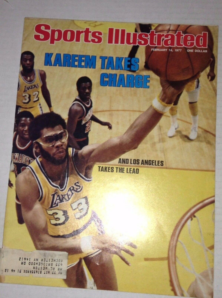 Sports Illustrated Magazine Kareem Abdul-Jabbar February 14, 1977 111916RH