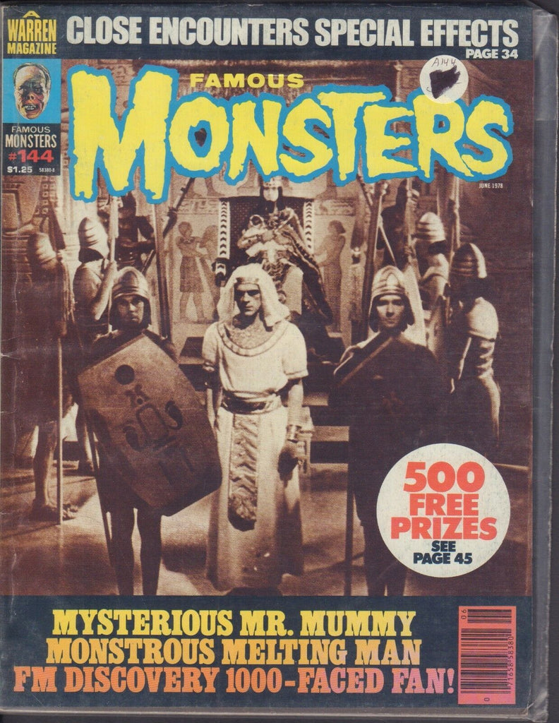 Famous Monsters June 1978 Mr. Mummy Close Encounters 013018DBE