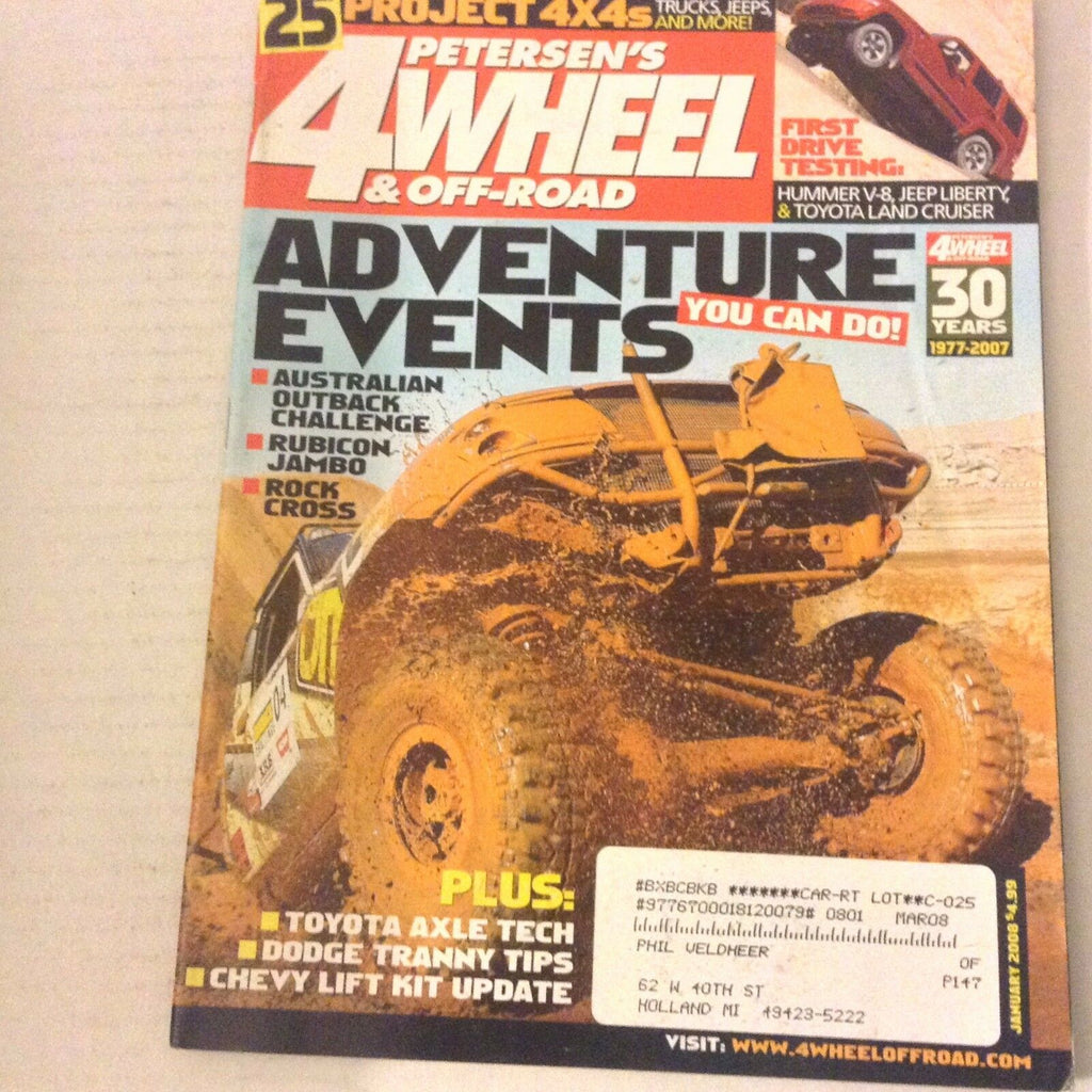 4 Wheel & Off Road Magazine Australian Outback January 2008 060217nonrh