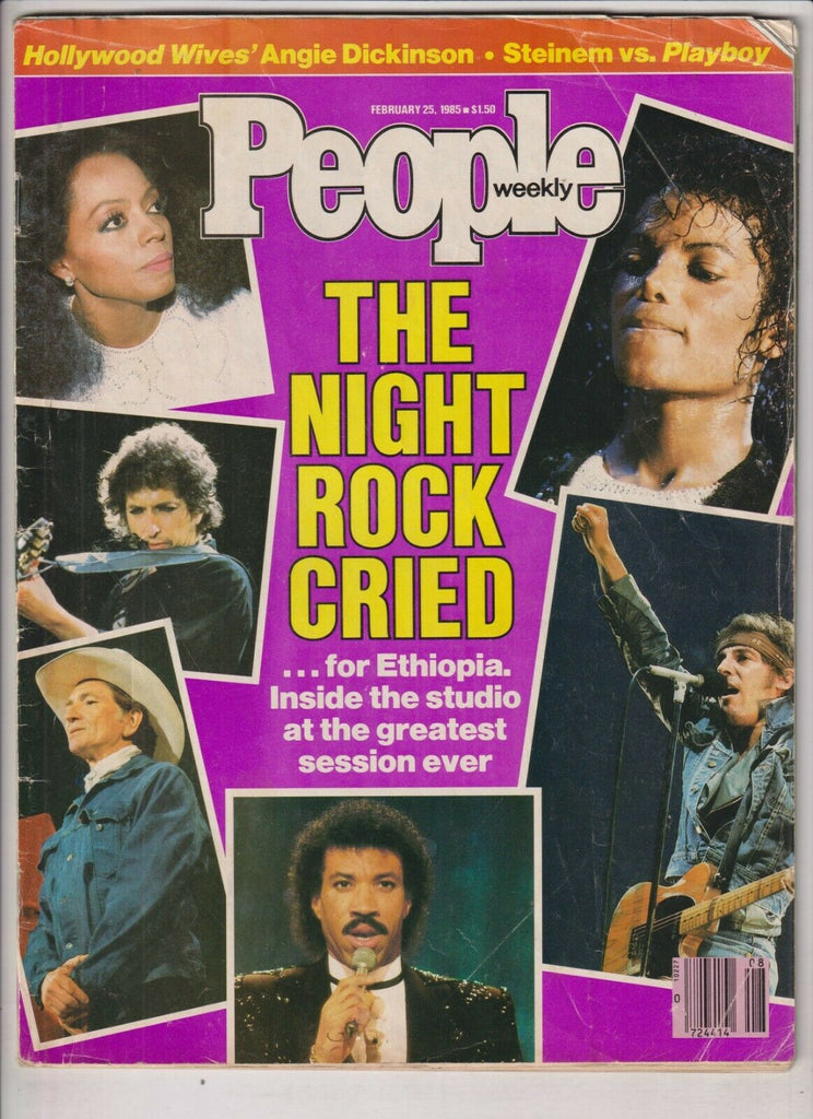 People Weekly Michael Jackson Angie Dickinson February 25, 1985 021920nonr