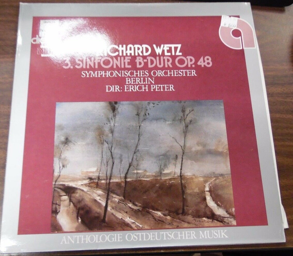 Richard Wetz 3. Sinfonie B-Dur Op.48 33RPM HM/IOM 692 092416LLE