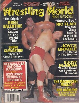Wrestling World Greg Valentine Ric Flair Joyce Grable 1982 030219nonr