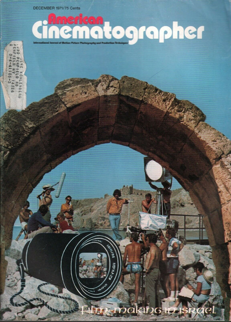 American Cinematographer December 1971 Film Making in Israel 010720AME