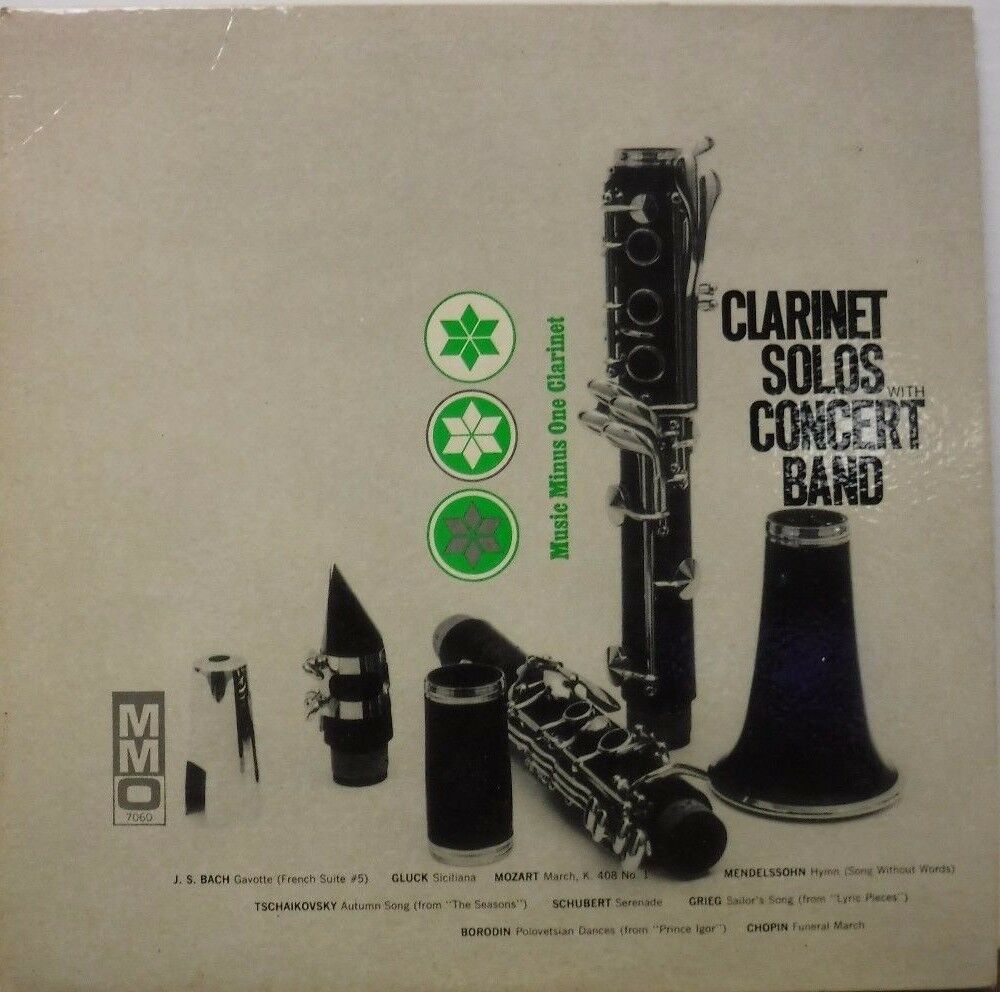 Clarinet solos with concert band 33RPM MMO-7059-62 111116LLE#2