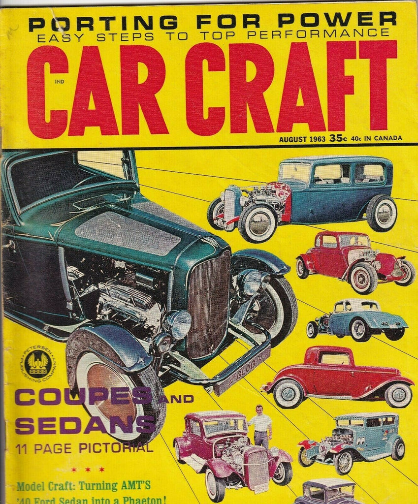 Car Craft Magazine Coupes And Sedans August 1963 043019nonr