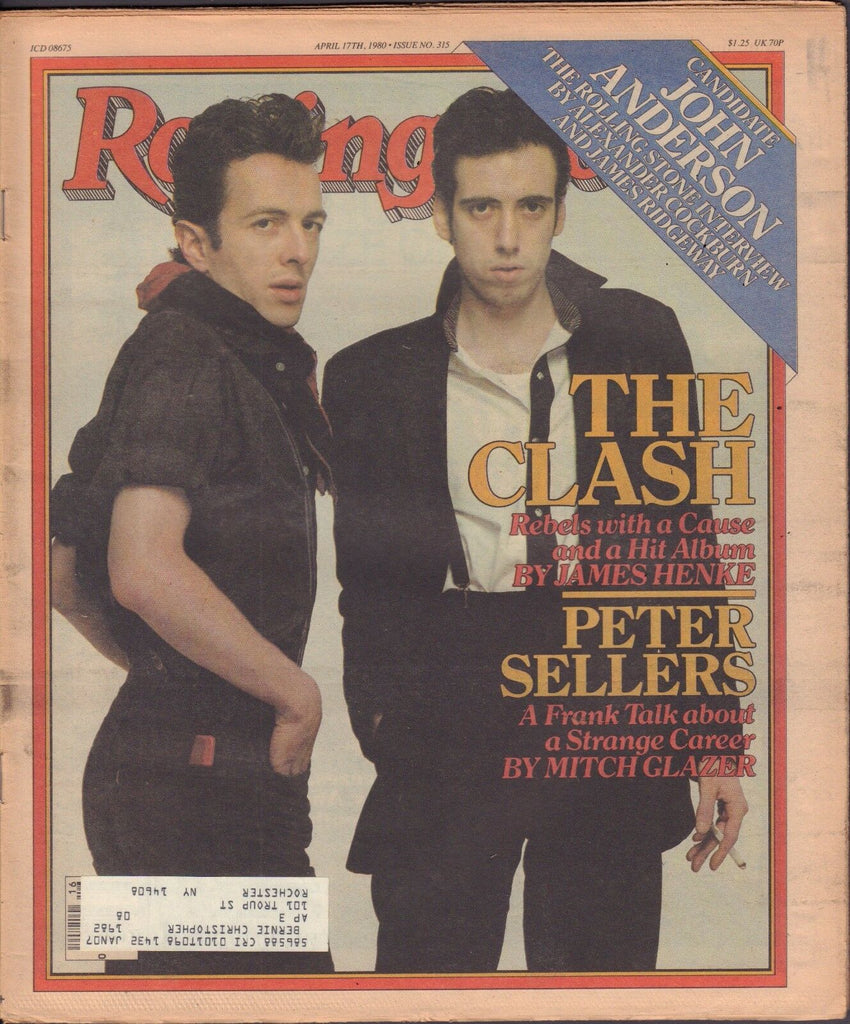 Rolling Stone April 17 1980 The Clash, Peter Sellers w/ML 121416DBE