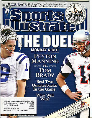 Sports Illustrated Magazine November 7 2005 Tom Brady Manning EX 031716jhe