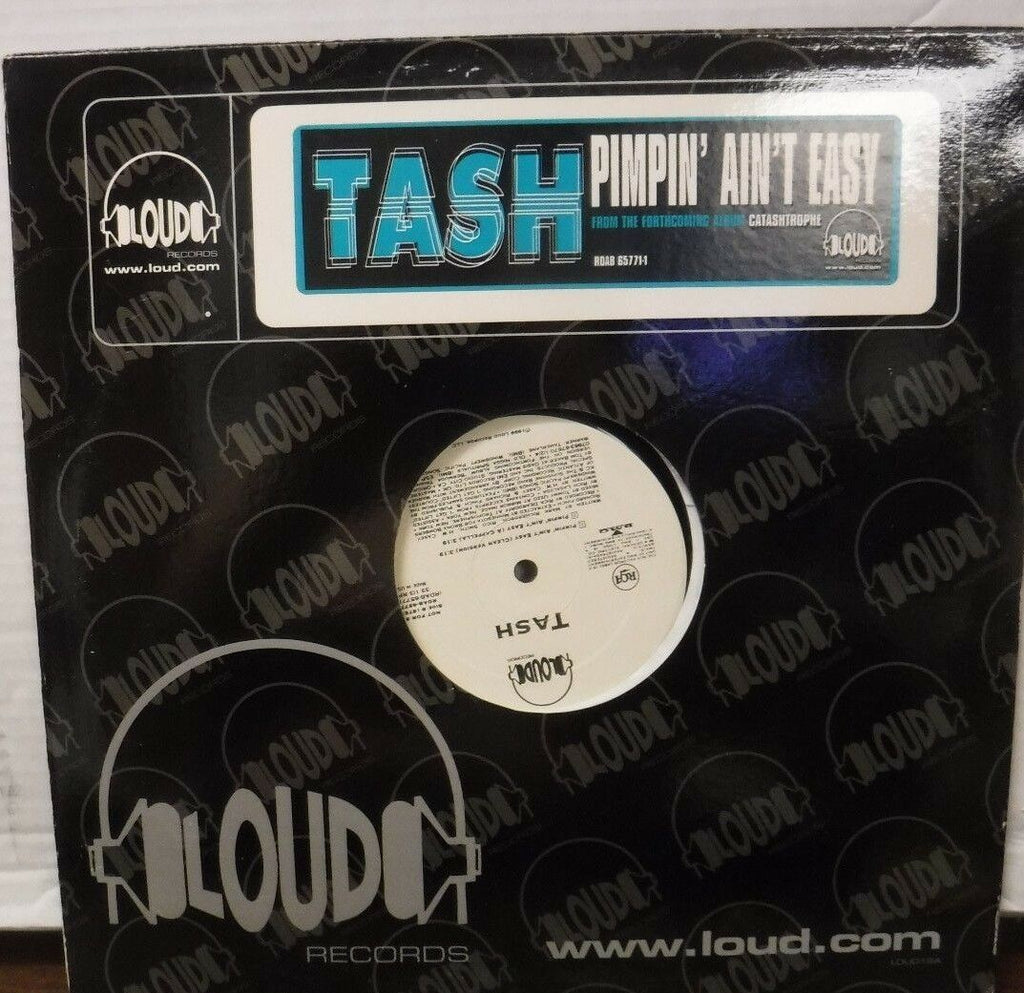 Tash Pimpin Ain't Easy 12" single vinyl PROMO RDAB-65771 030318LLE
