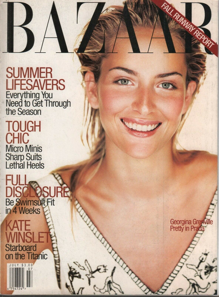 Harper's Bazaar Fashion July 1997 Kate Winslet Georgina Grenville 091819AME2