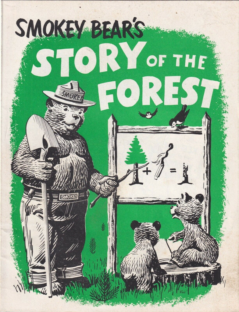 Smokey Bear's Story Of The Forest Story Fill In Book 081319nonr