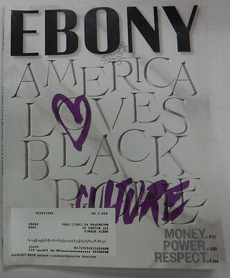 Ebony Magazine America Loves Black Culture August 2015 082015R
