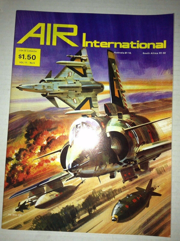 Air International Plane Magazine Israel's Pride Of Lions November 1976 120716rh2