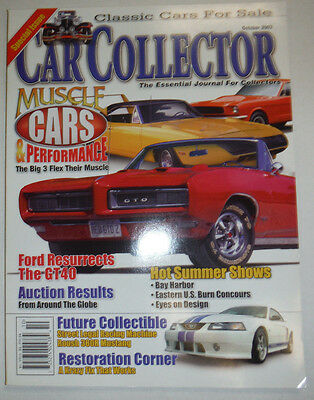 Car Collector Magazine Muscle Cars & Performance Ford GT40 October 2003 030415R