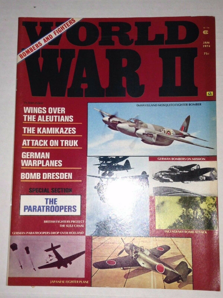 World War II Magazine Wings Over The Aleutians January 1974 010217RH