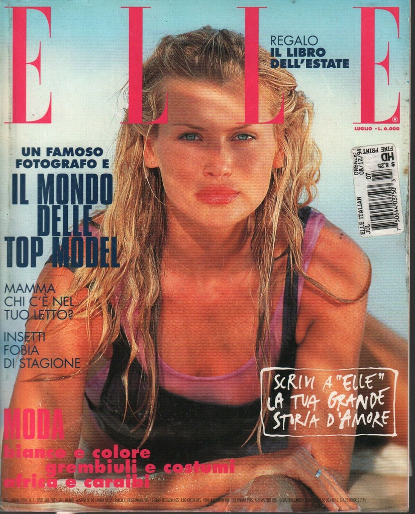 Elle Italian Fashion Magazine July 1994 Denise Linn Arthur Elgort 091420ame
