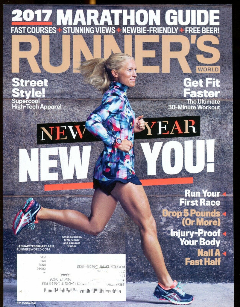 Runner's World Magazine January/February 2017 EX w/ML 021417jhe