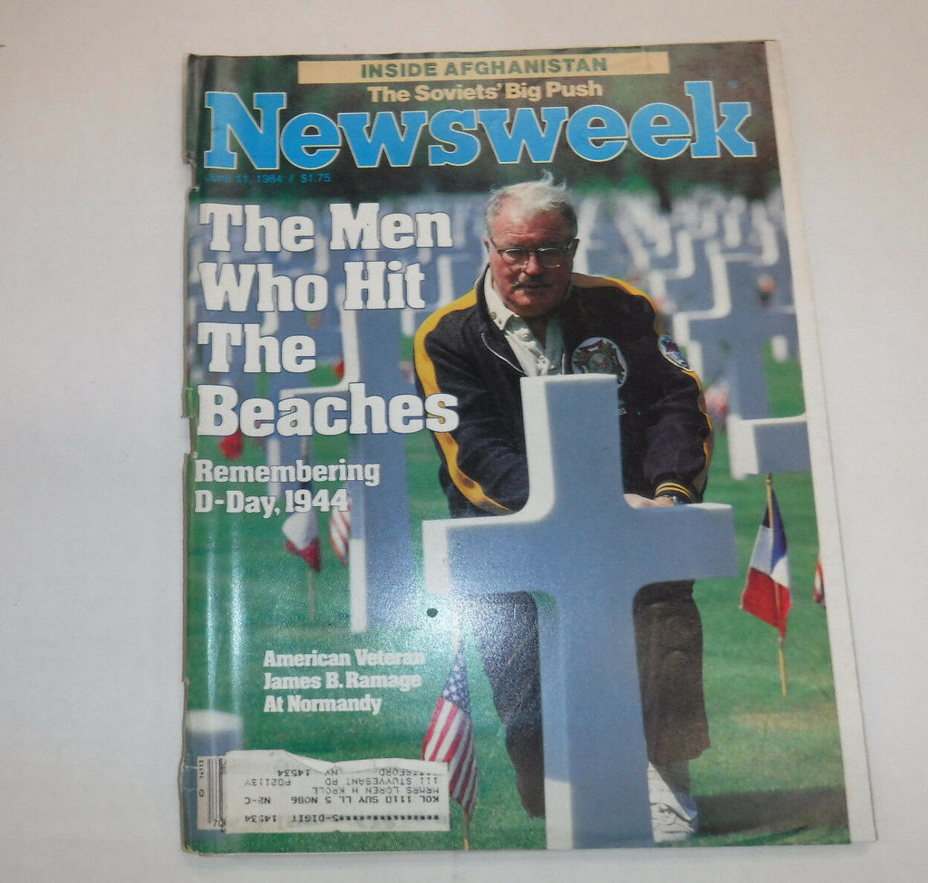Newsweek Magazine Remember D-Day June 11, 1984 101916R